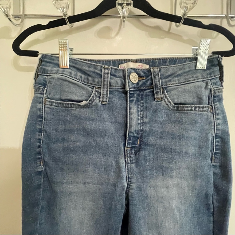 SO High Rise Jegging Blue Skinny Jeans Classic Denim Size 3 - Picture 2 of 8